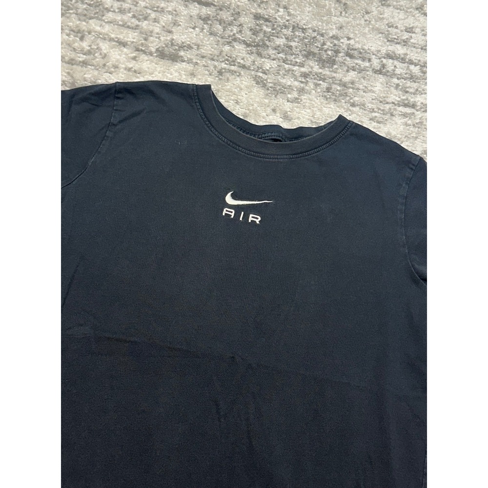 Nike T-Shirt Kids XL Black Air Logo Graphic Short Sleeve Tee